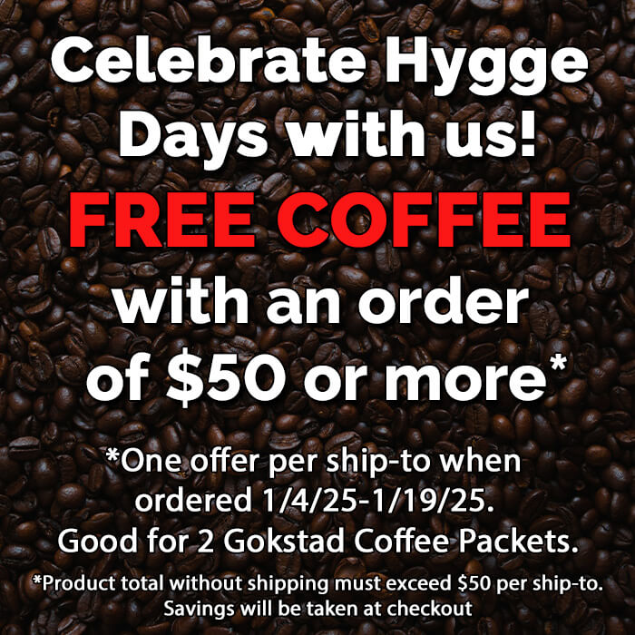 Hygge!  Free coffee for you!