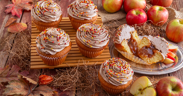 Item number: CAC1 - Caramel Apple Cinnamon Cupcakes