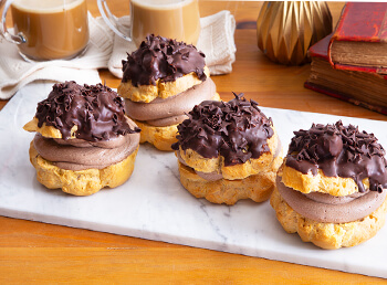 Chocolate Mousse Cream Puffs