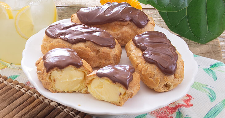 Find the best chocolate eclairs near you for a delightful dessert.