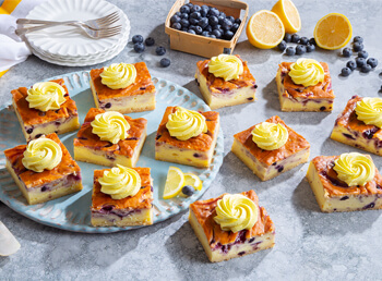 Lemon Blueberry Cheesecake Bars