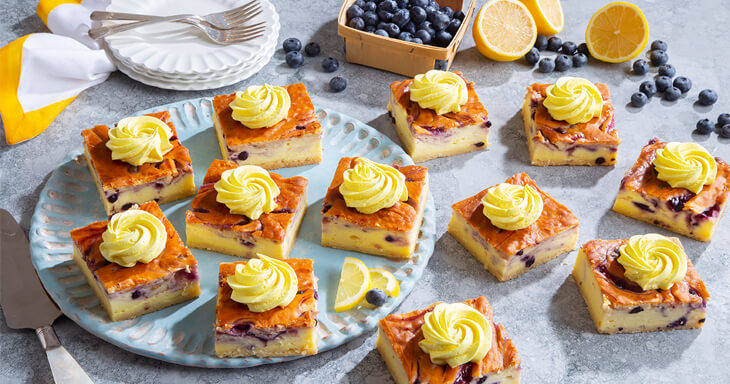 Item number: 448 - Lemon Blueberry Cheesecake Bars